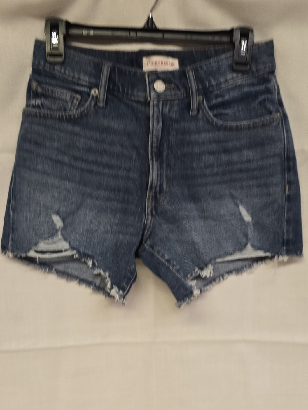 NWOT Lucky Brand Dark Blue Distressed Jean Shorts Size 2/26